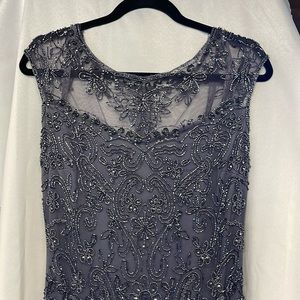 Formal beaded evening dress/ball gown